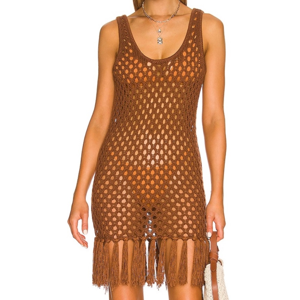 LPA Wallace Fringe Mini Dress
